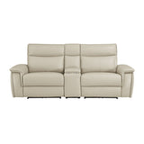 Maroni - Power Double Reclining Loveseat With Center Console And Power Headrests