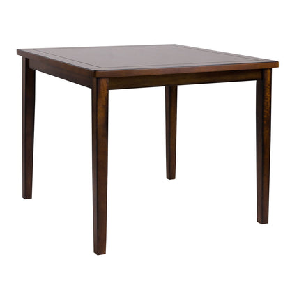 Delmar - 5 Piece Pack Counter Height Set - Espresso / Black