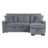 Rhett - 3 Piece Reversible Sectional With Pull-Out Bed And Hidden Storage