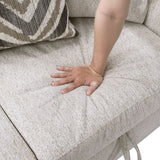 Myrtle - 3 Piece Sectional With Pull-Out Bed And Hidden Storage - Beige