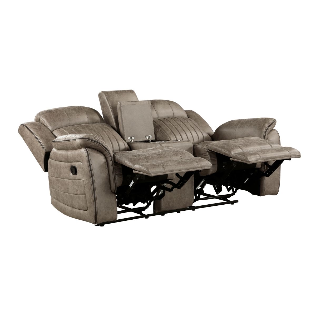 Centeroak - Double Reclining Loveseat With Center Console