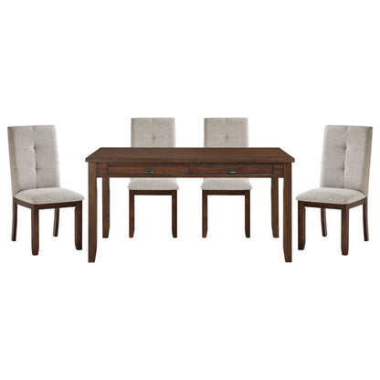 Binghampton - 5 Piece Dining Room Set (Table & 4 Side Chairs) - Moonstone