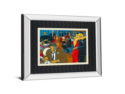 After Hours By Marsha Hammel - Mirror Framed Print Wall Art - Black