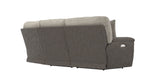 Rendezvous - 5 Piece Modular Sectional With 3 Reclining Seats & Castered Cocktail Ottoman - Umber