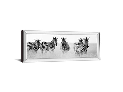 Meeting Place By Papiorek N - Mirrored Frame Wall Art - Gray