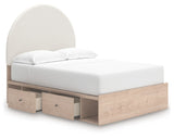 Arloster - Upholstered Panel Bed