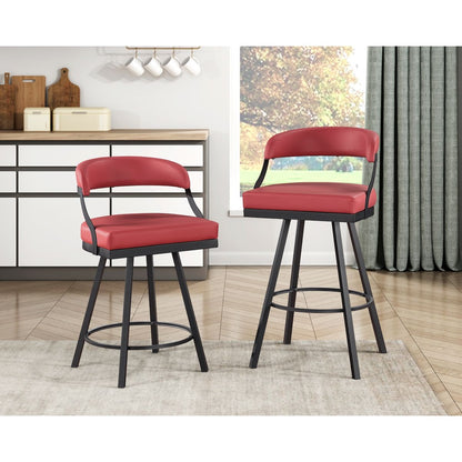 Crowley - Swivel Pub Height Chair (Set of 2)