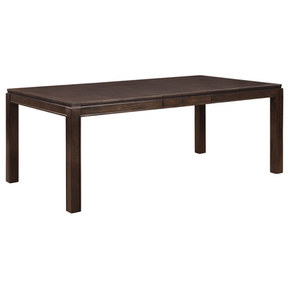 Kavanaugh - 5 Piece Dining Room Set (Table & 4 Side Chairs) - Dark Brown / Gray