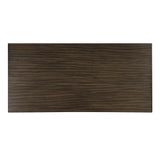 Cityscape - Rectangle Dining Table Top & Base - Dark Brown