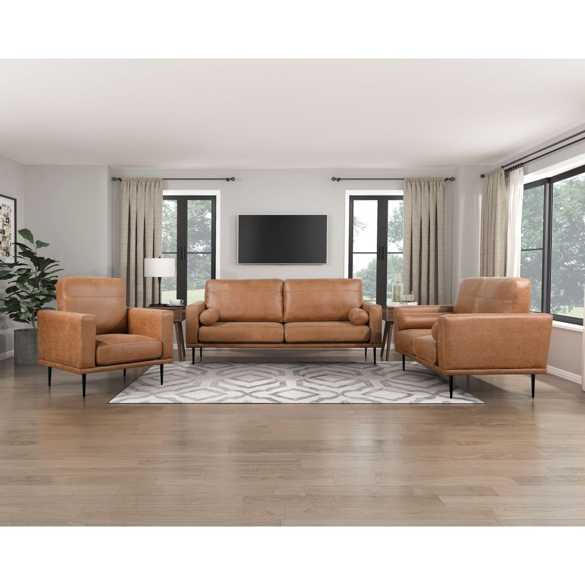 Westcliffe - Loveseat - Brown