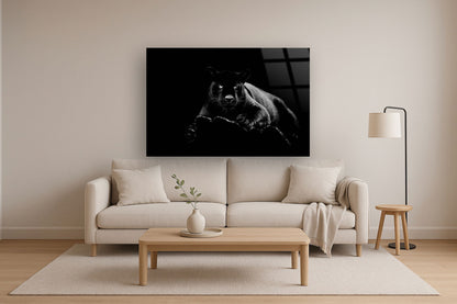 Tempered Glass With Foil - Black Panther - Black