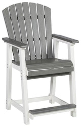 Transville - Barstool (Set of 2) - Gray / White