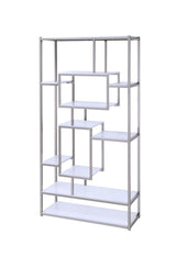 Alize - Bookcase And Desk - White
