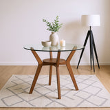 Oscar - Round Glass Dining Table