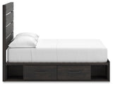 Hollivern - Panel Storage Bed