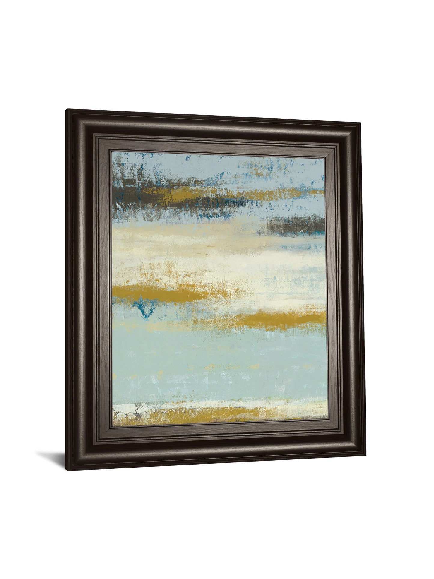 Ocean View By Vindedzis - Framed Print Wall Art - Light Blue
