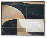 Ewanford - Wall Art - Black / Brown / Tan