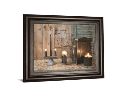For Ye Are The Light By Billy Jacobs - Framed Print Wall Art - Light Brown