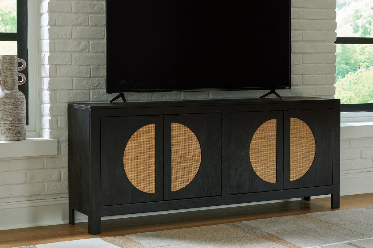 Cliffiings - Accent Cabinet - Black / Natural