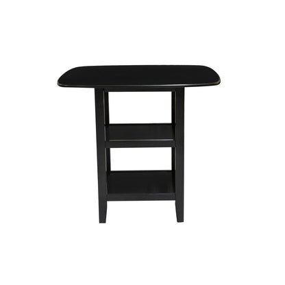 Norman - 5 Piece Pack Counter Height Set - Black