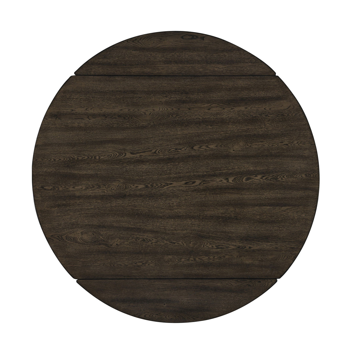Rex - 65" Round Table With Self Storing Leaves - Walnut