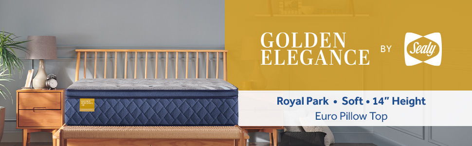 Golden Elegance - Royal Park Soft Euro Pillow Top Mattress