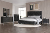 Ava - 2 Drawer Nightstand - Ebony