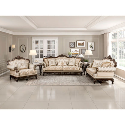 Balthasar - Sofa - Cherry / Beige