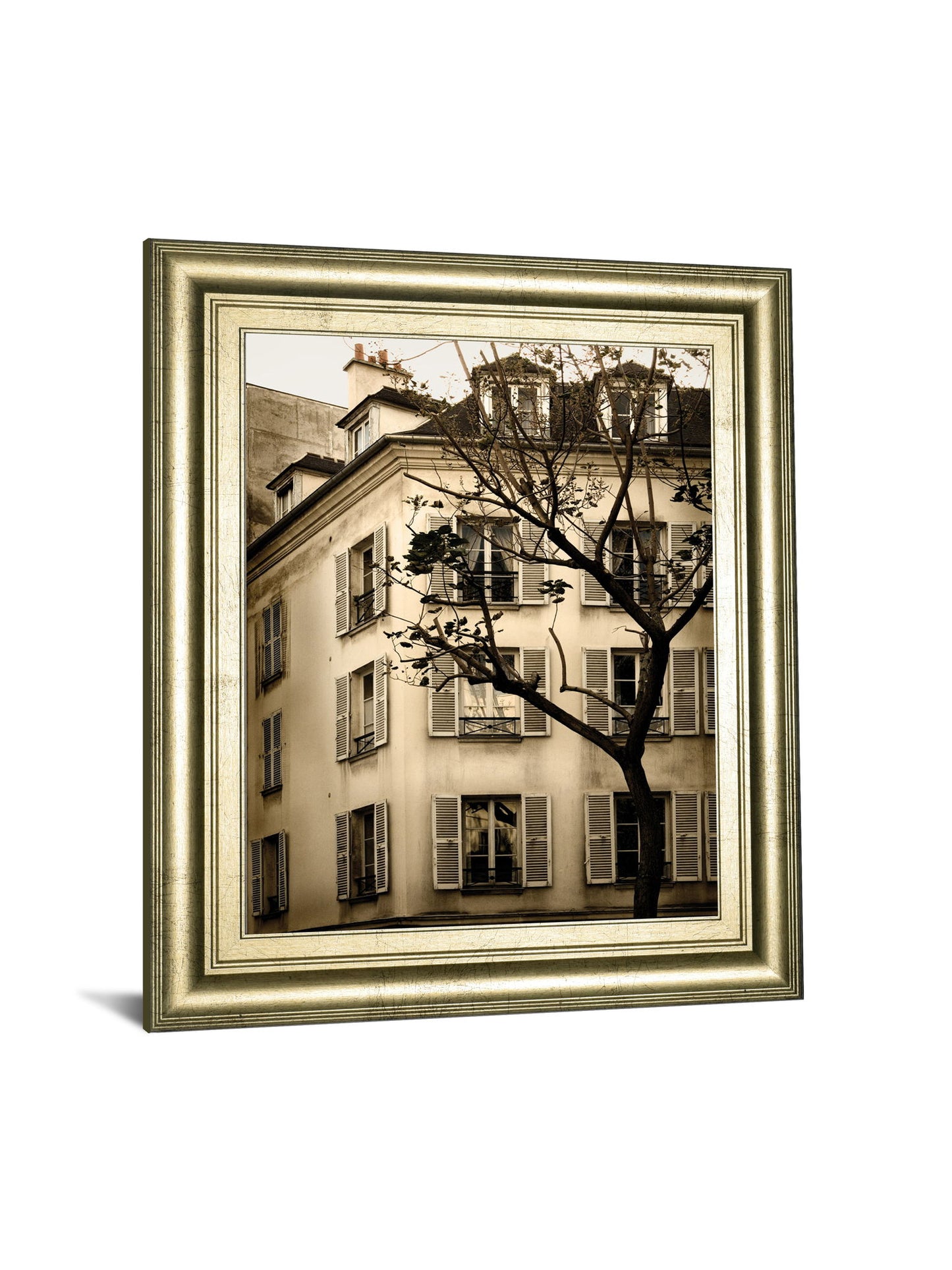 Latin Quarter I By Milla - Framed Print Wall Art - Beige