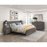 Zephyr - Nightstand With Wall Panel
