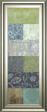 Zen Panel I By Vision Studio - Framed Print Wall Art - Dark Gray