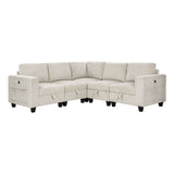 Walterboro - Sectional With Storage, Storage Pouches And Charging Ports