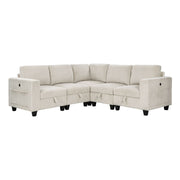 Walterboro - Sectional With Storage, Storage Pouches And Charging Ports