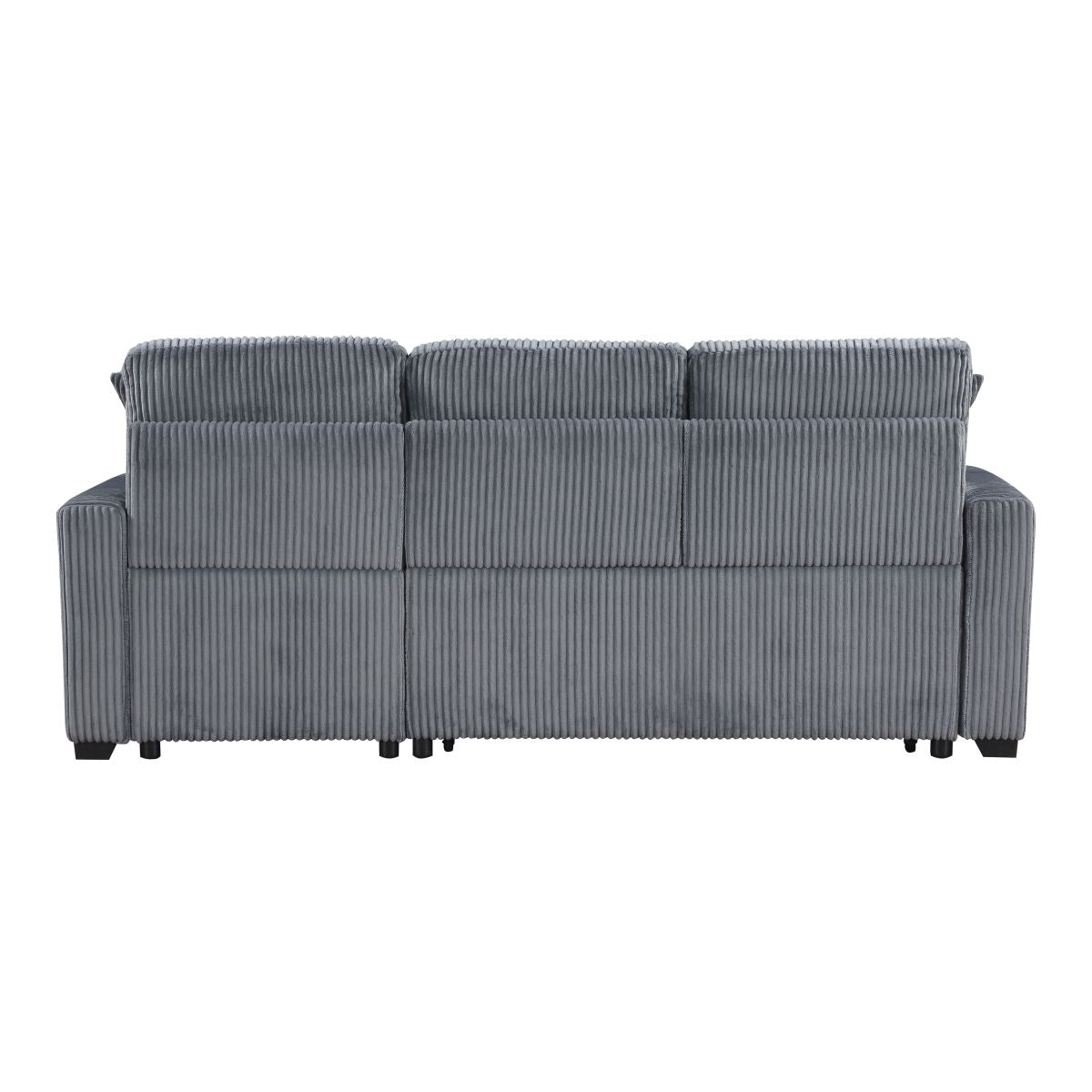 Rhett - 3 Piece Reversible Sectional With Pull-Out Bed And Hidden Storage
