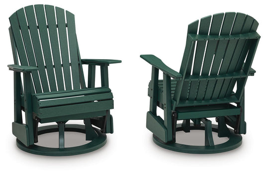 Shell Beach - Swivel Glider Chair - Green