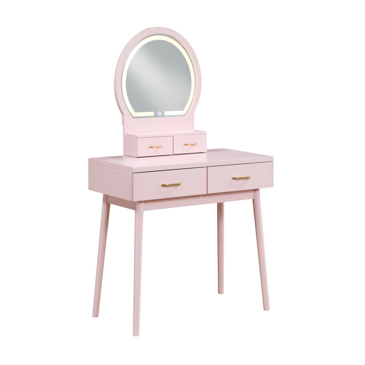 Camilla - Vanity Dresser With Mirror And Stool