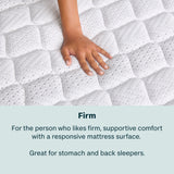 Radiant Dream - 10" Memory Foam Firm Mattress in a Box