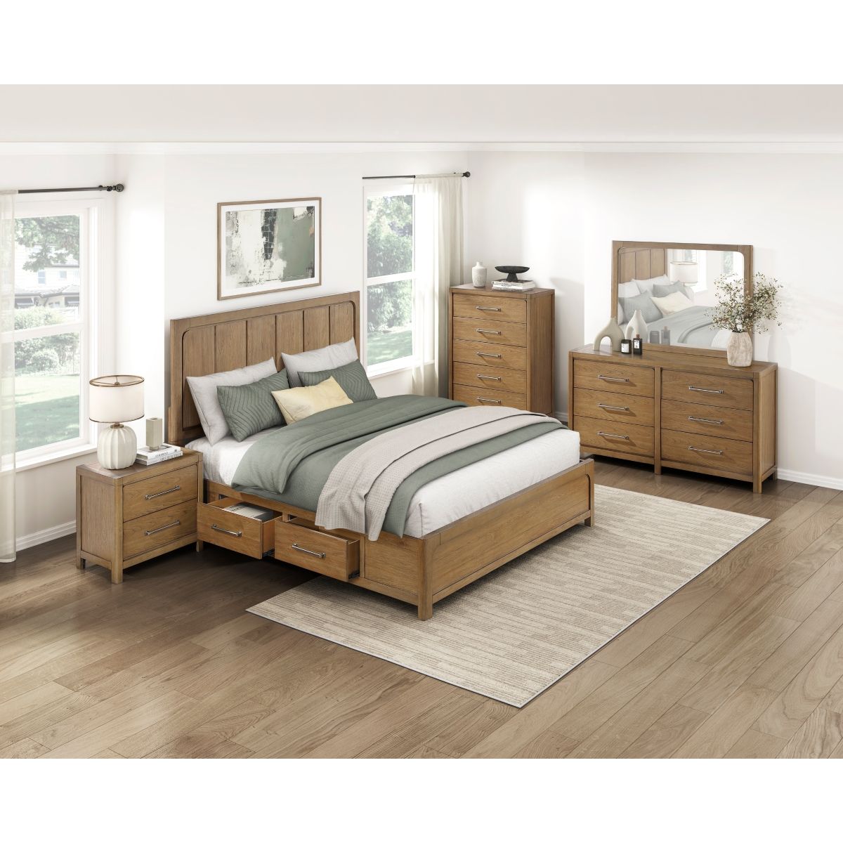 Charlotte - Mirror - Light Brown