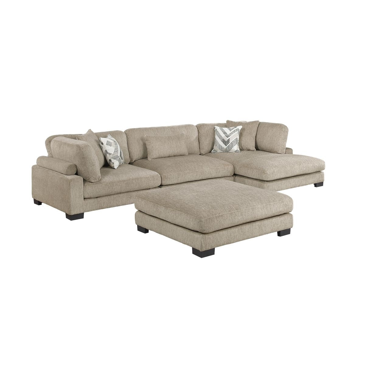 Tinley - Modular Sectional And Ottoman