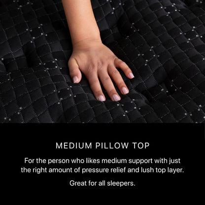 Beautyrest Black - 16.25" Series Three Medium Pillow Top Mattress