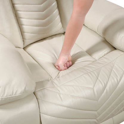 Huron - Power Double Reclining Sofa With Center Drop-Down Cup Holders, Wireless Charger, Magazine Bag, LED And Charging Ports