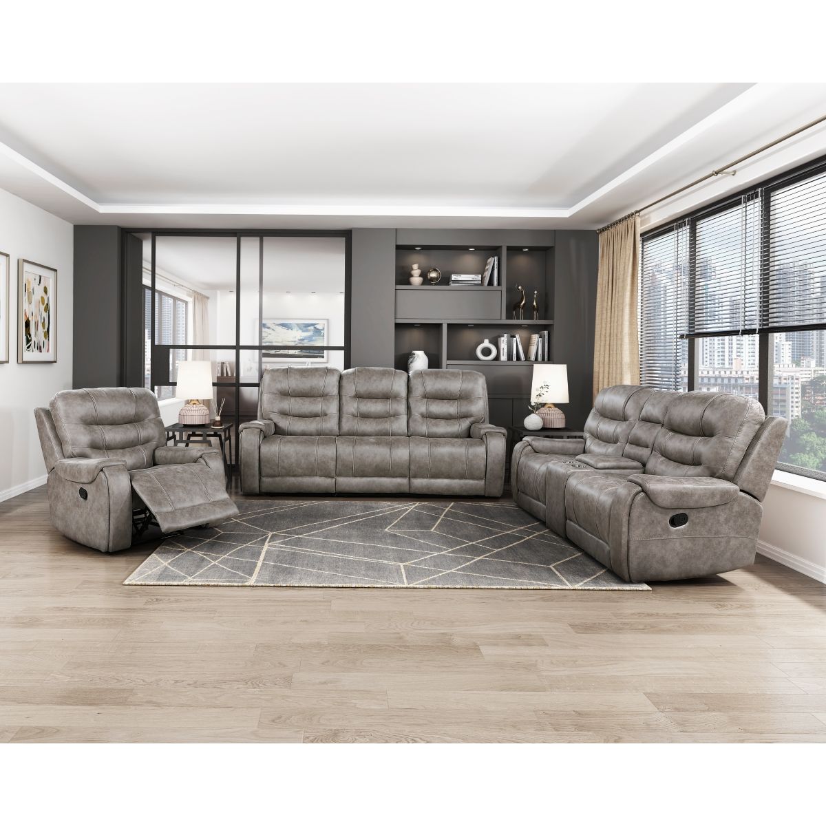 Oberon - Double Reclining Sofa