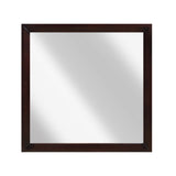 Edina - 4 Piece Set (Queen Bed, Nightstand, Dresser, Mirror) - Espresso