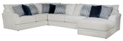 Polaris - Sectional With Comfort Coil Seating And Accent Pillows Included