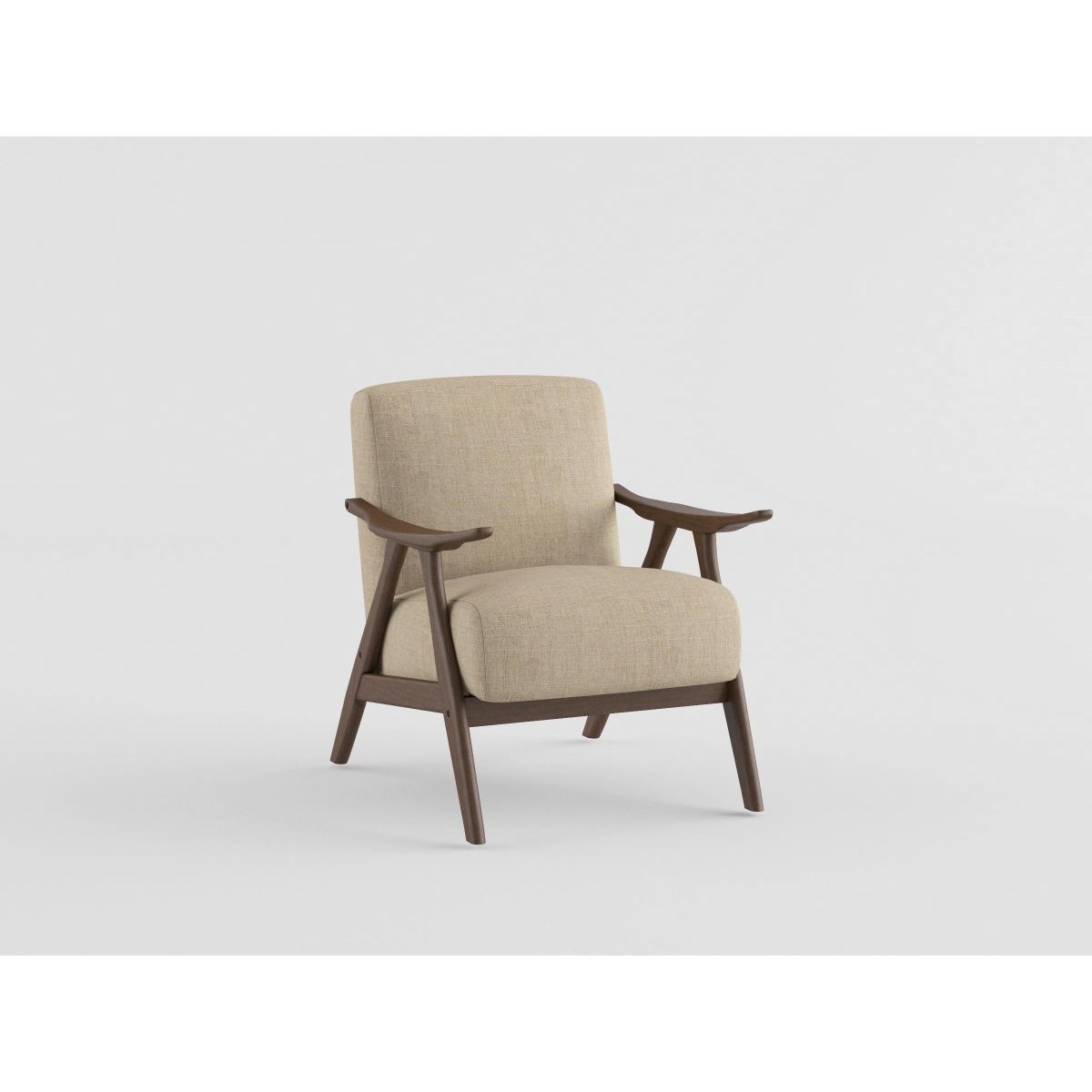 Damala - Accent Chair Light Brown Base