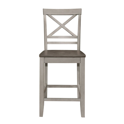 Brightleaf - 5 Piece Dining Room Set (Table & 4 Side Chairs) - Gray