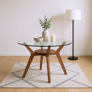 Oscar - Round Glass Dining Table