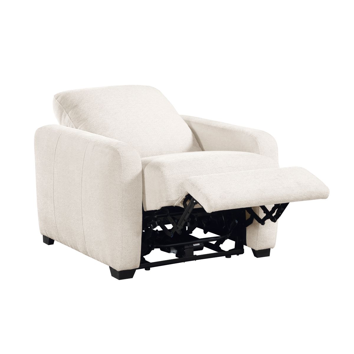 Vera - Power Reclining Chair With USB Charging Ports - Beige