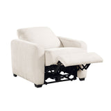Vera - Power Reclining Chair With USB Charging Ports - Beige