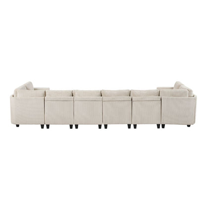 Walterboro - Sectional With Storage, Storage Pouches And Charging Ports